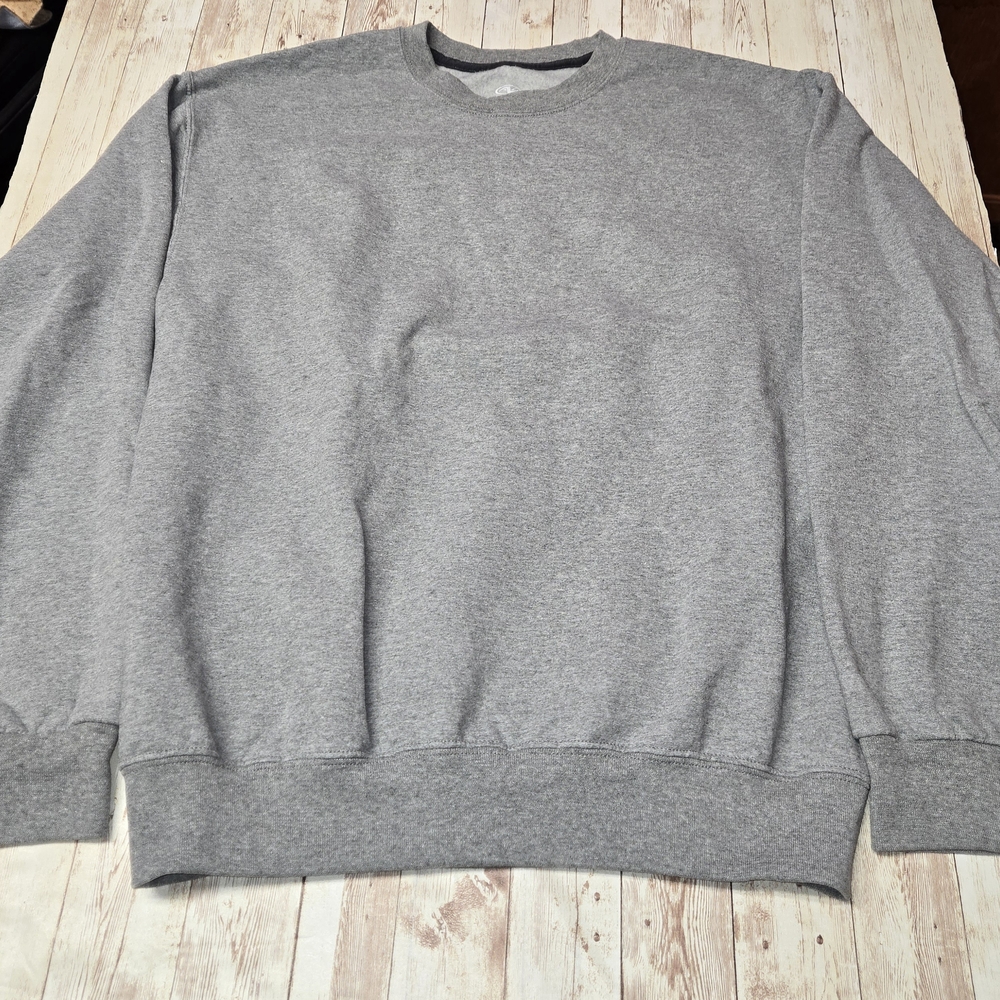 Athletic Works Men’s Medium Gray Crewneck Sweatshirt 38–40 Long Sleeve EUC